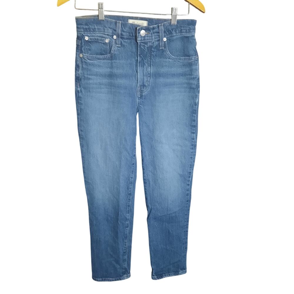Madewell Womens The Perfect Vintage High-Rise Straight Denim Jean Size 27